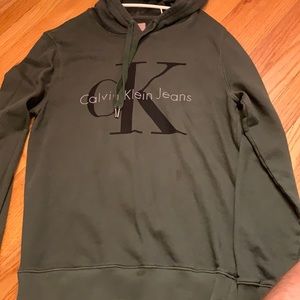 Calvin Klein Long Sleeve Fleece With Hood